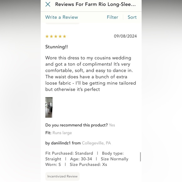 Anthropologie NWT Farm Rio Long-Sleeve Mock-Neck Mesh Slim Midi Dress size M - Picture 16 of 16